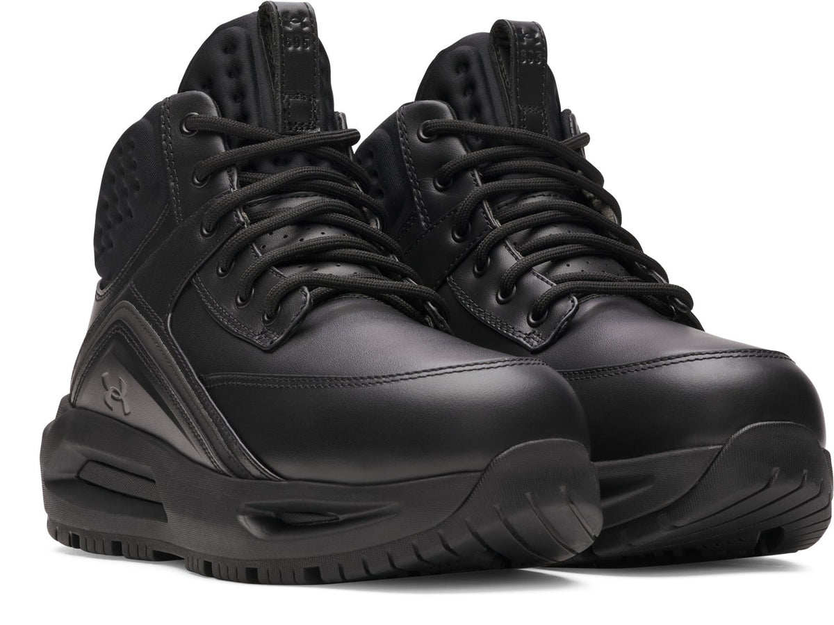 UA 695 Leather Unisex Boots - Black