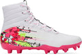 UA Highlight Jr. LE Kids' Lacrosse Cleats - White