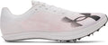 UA Kick Distance 5 Unisex Track Spikes - White