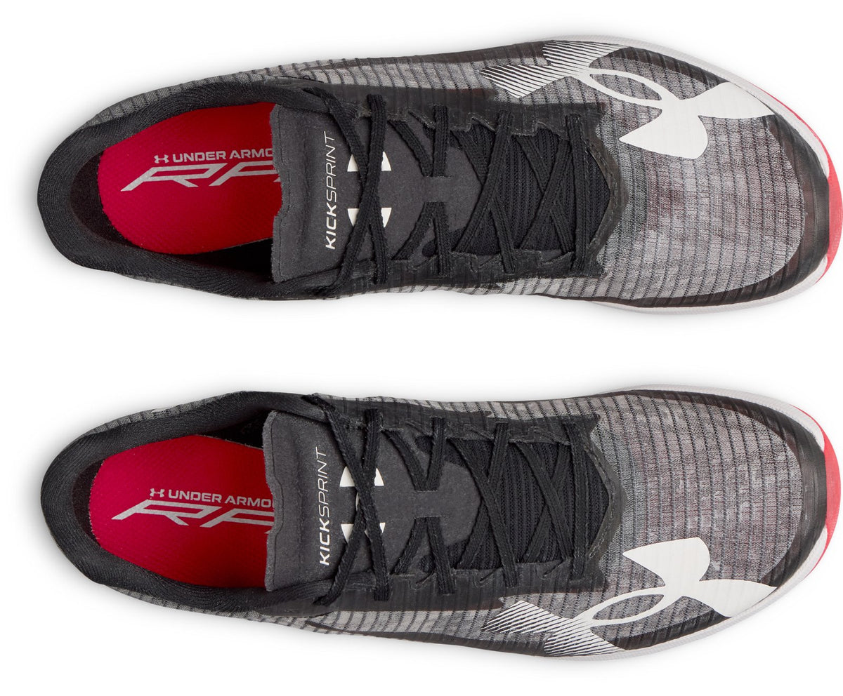 UA Kick Sprint 5 Unisex Track Spikes - Black