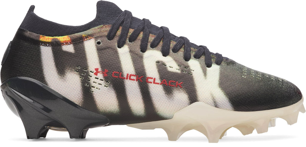 UA Blur Pro Click Clack Football Cleats - Gray