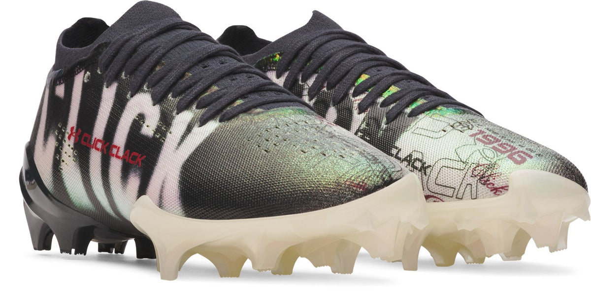 UA Blur Pro Click Clack Football Cleats - Gray