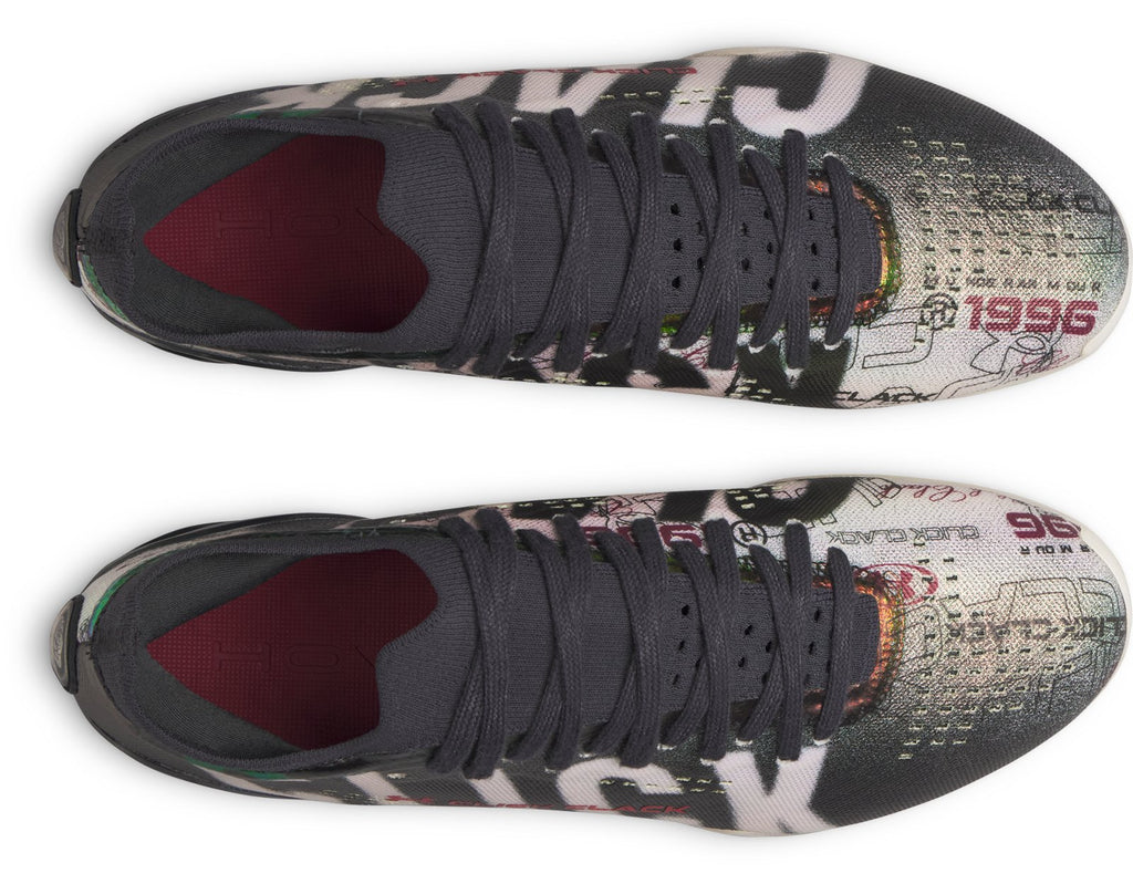 UA Blur Pro Click Clack Football Cleats - Gray