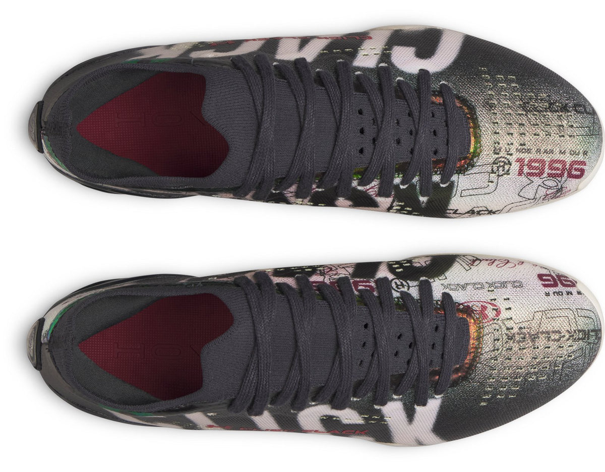 UA Blur Pro Click Clack Football Cleats - Gray