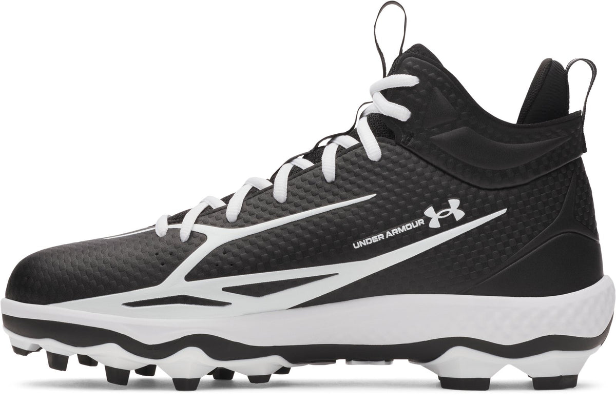 UA Spotlight Mid Football Cleats - Black