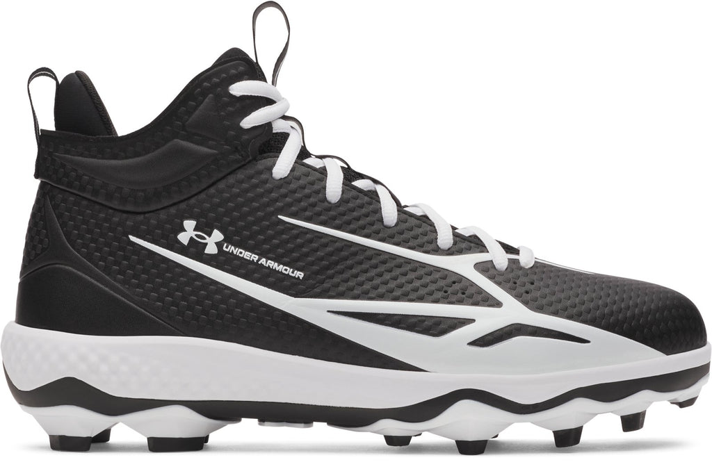 UA Spotlight Mid Football Cleats - Black