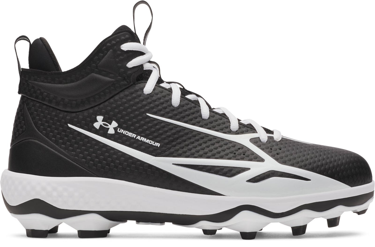 UA Spotlight Mid Football Cleats - Black