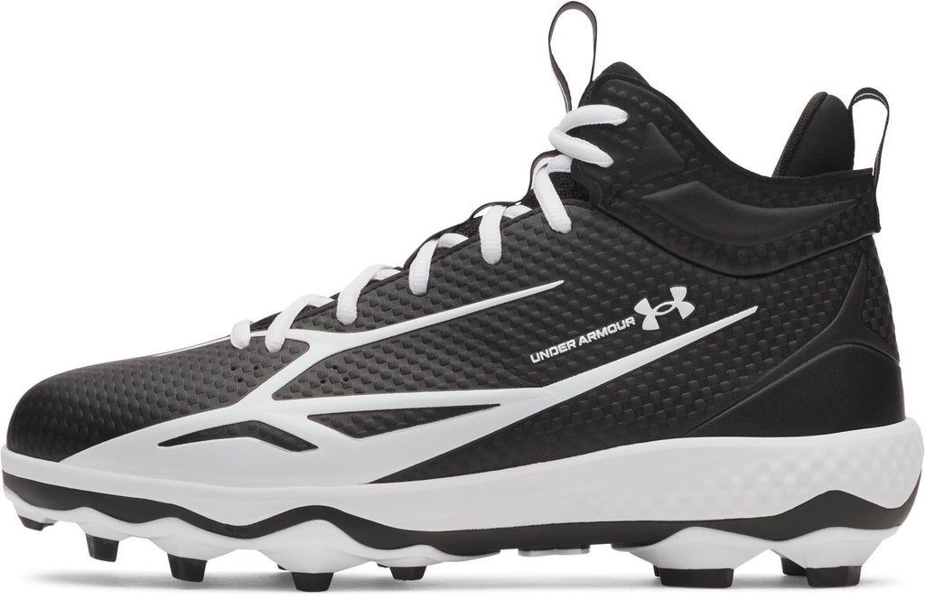 UA Spotlight Mid Football Cleats - Black
