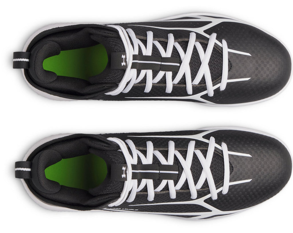 UA Spotlight Mid Football Cleats - Black
