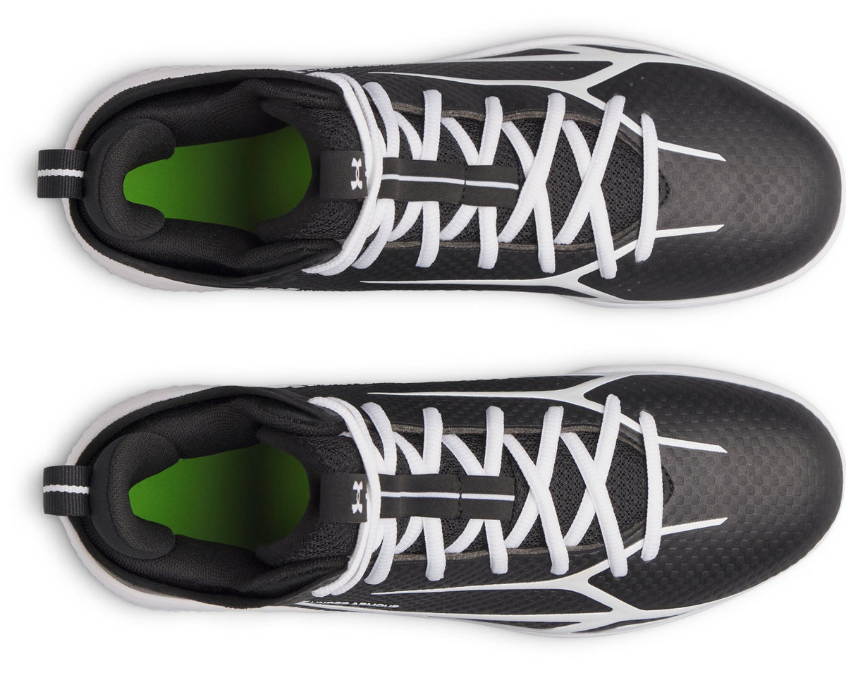 UA Spotlight Mid Football Cleats - Black