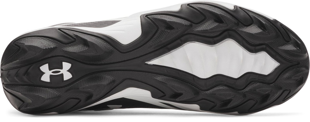 UA Spotlight Hammer Jr. Kids' Football Cleats - Black