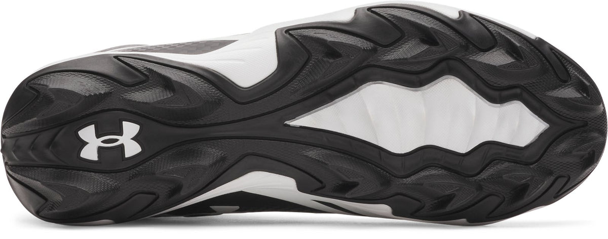 UA Spotlight Hammer Jr. Kids' Football Cleats - Black