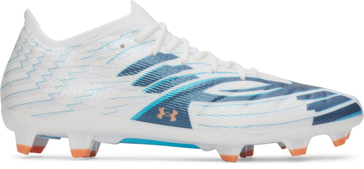 UA Shadow Pro 4 FG Unisex Soccer Cleats - White