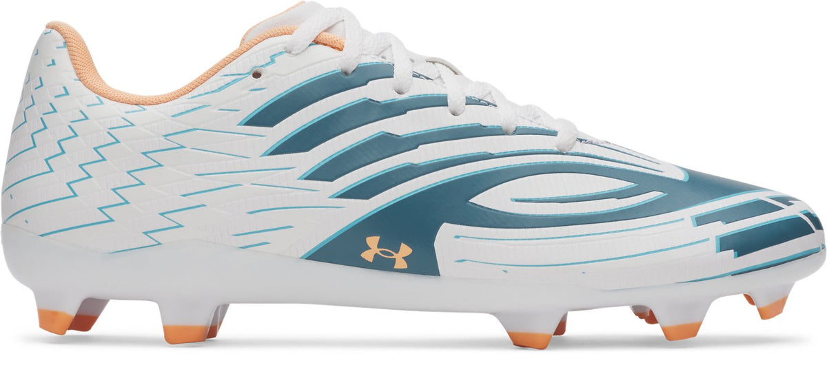 UA Shadow Select 4 FG Unisex Soccer Cleats - White