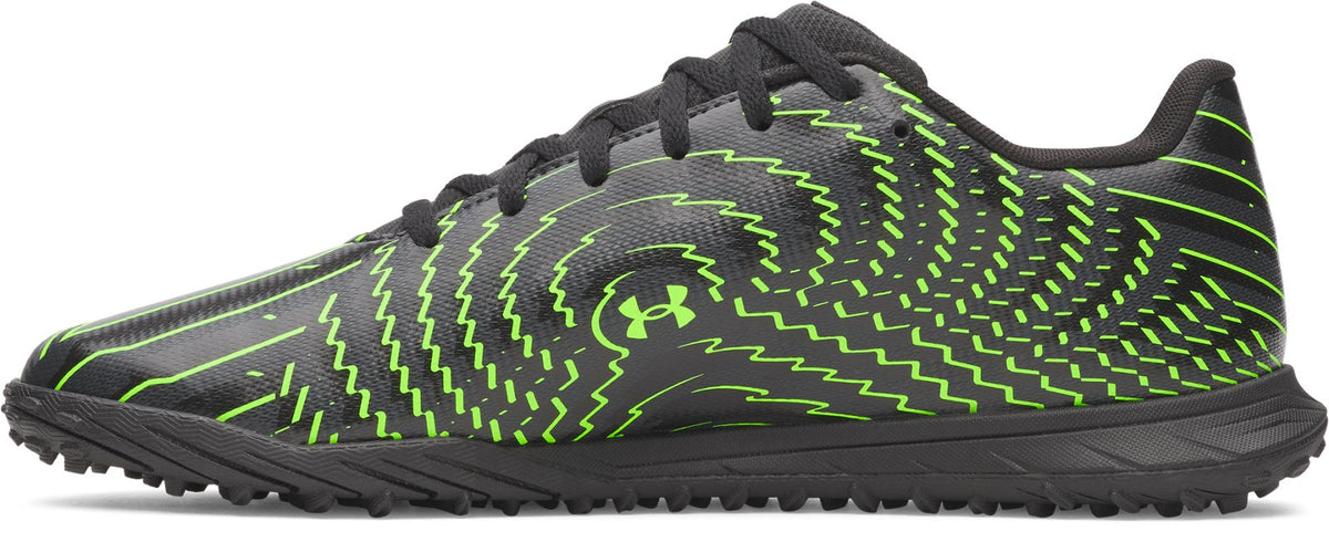 UA Shadow Club 4 Turf Unisex Soccer Shoes - Black