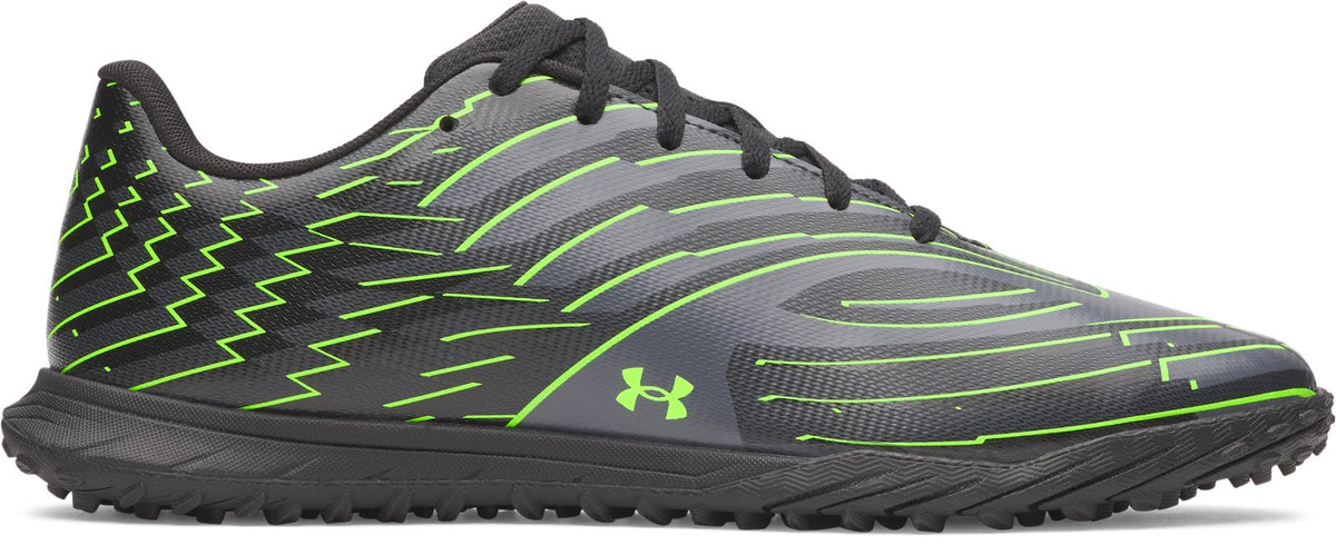 UA Shadow Club 4 Turf Unisex Soccer Shoes - Black