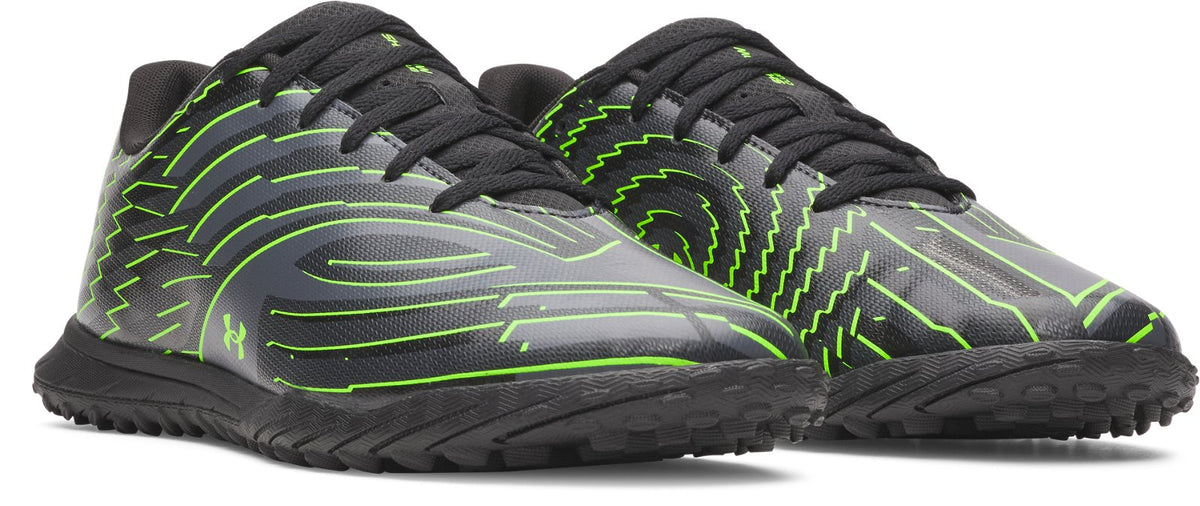 UA Shadow Club 4 Turf Unisex Soccer Shoes - Black