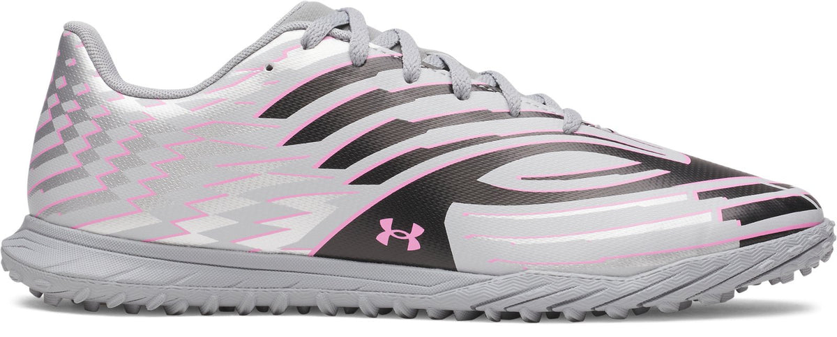 UA Shadow Club 4 Turf Unisex Soccer Shoes - Gray