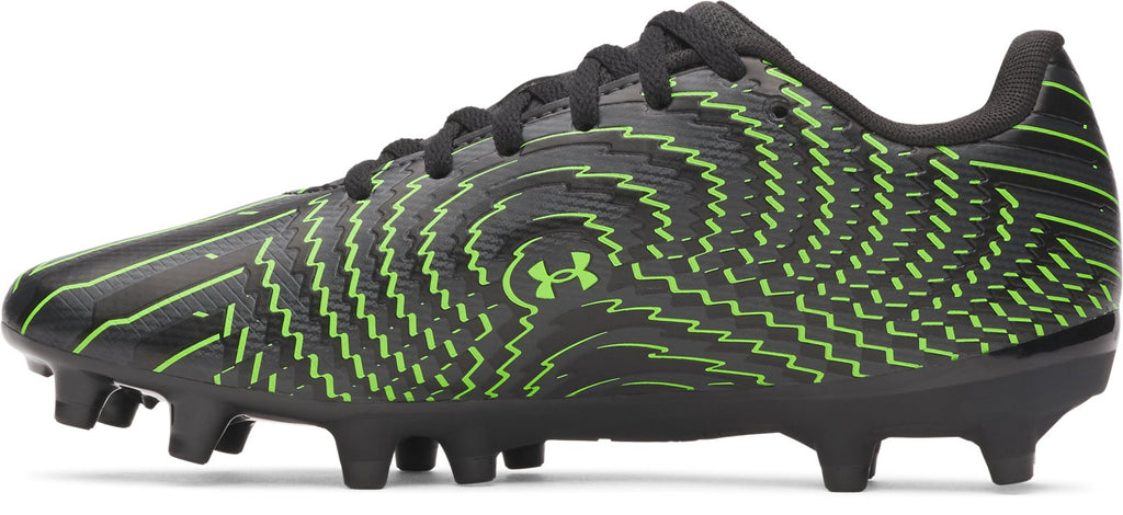 UA Shadow Select 4 FG Jr. Boys' Soccer Cleats - Black