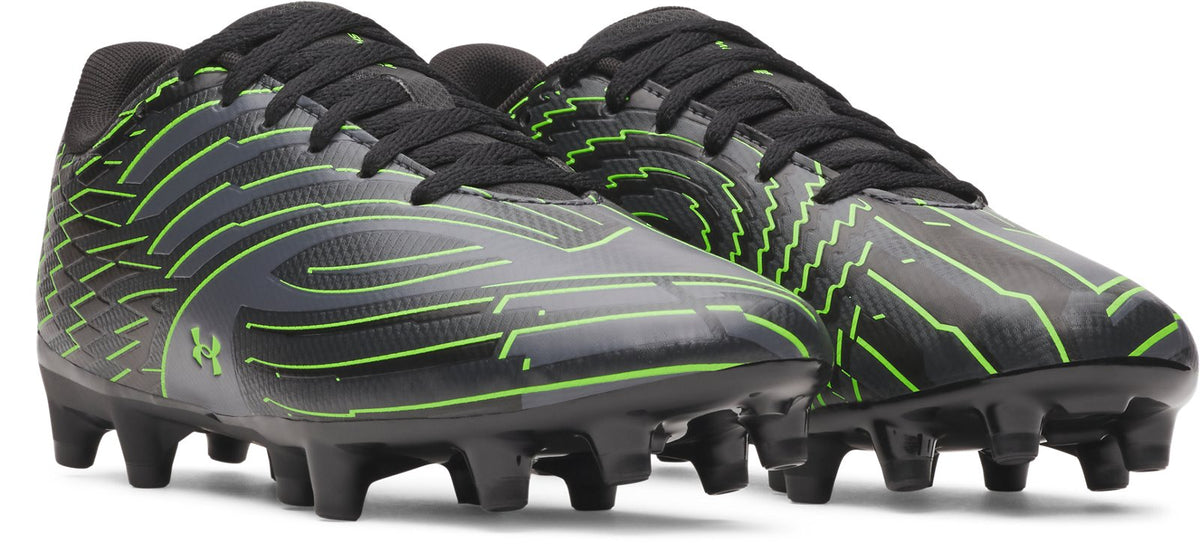 UA Shadow Select 4 FG Jr. Boys' Soccer Cleats - Black