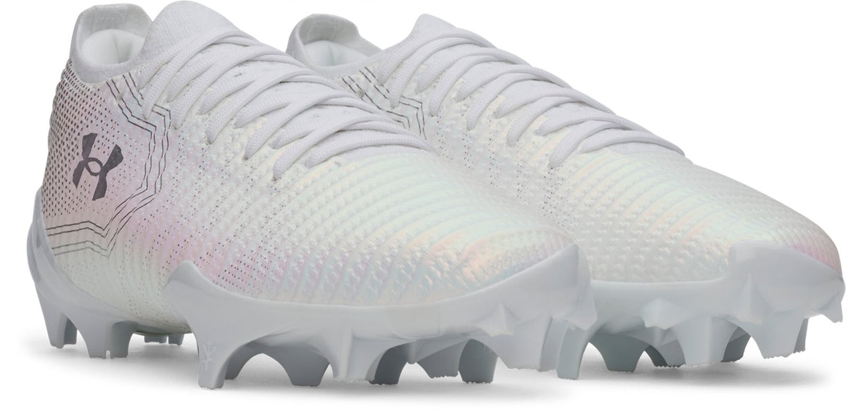 UA Blur Pro Unisex Lacrosse Cleats - White