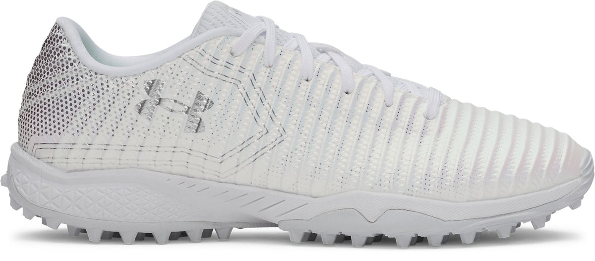 UA Blur Pro Turf Unisex Lacrosse Shoes - White