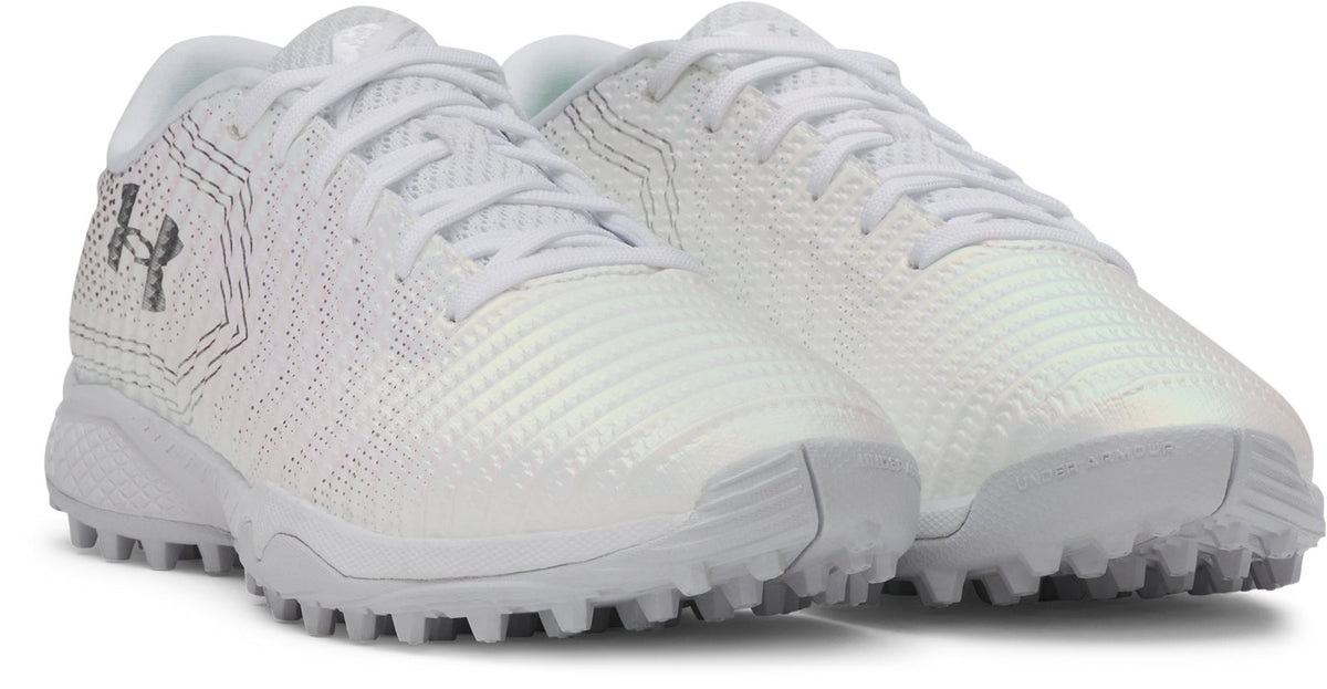 UA Blur Pro Turf Unisex Lacrosse Shoes - White