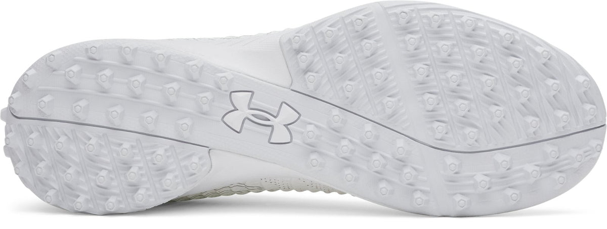 UA Blur Pro Turf Unisex Lacrosse Shoes - White