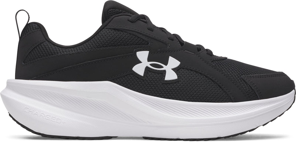 UA Charged+ Assert 11 Wide (4E) Men's Running Shoes - Black