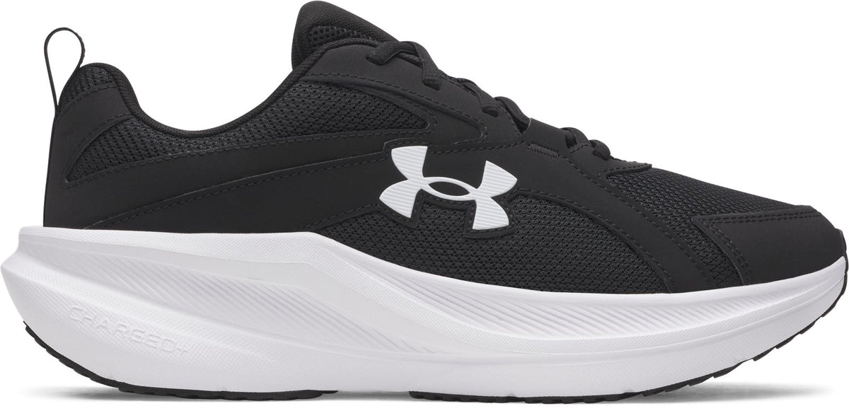 UA Charged+ Assert 11 Wide (4E) Men's Running Shoes - Black