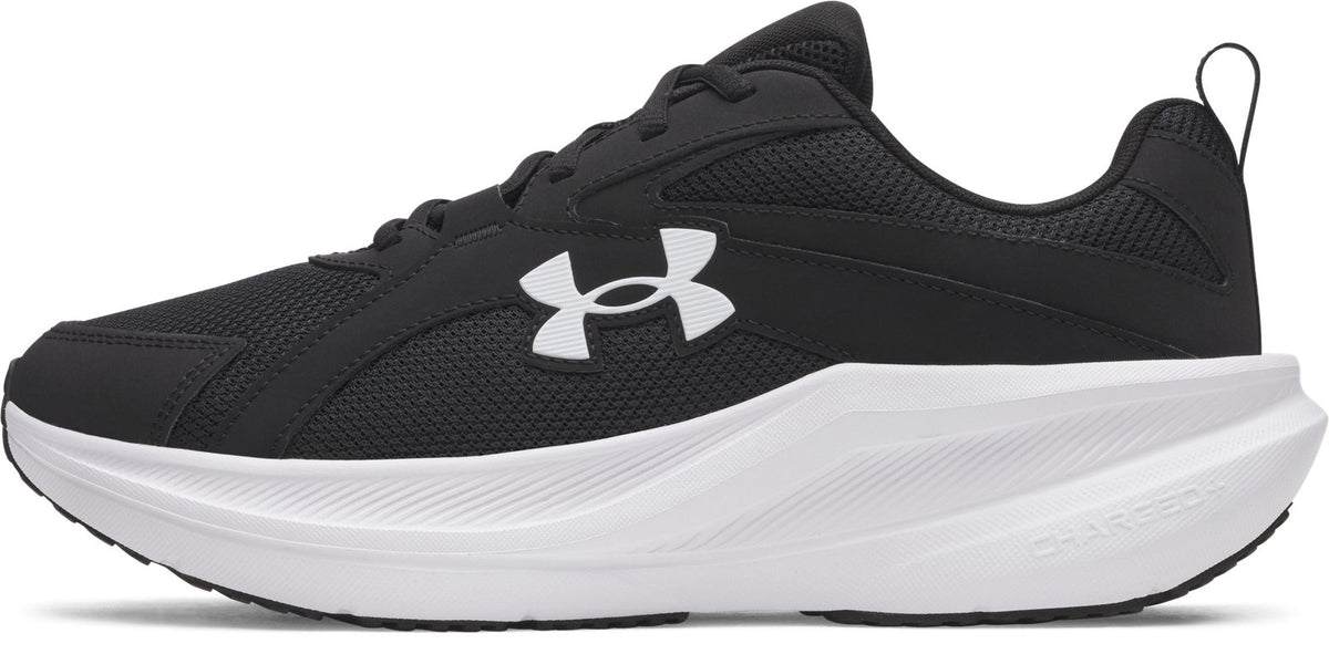 UA Charged+ Assert 11 Wide (4E) Men's Running Shoes - Black