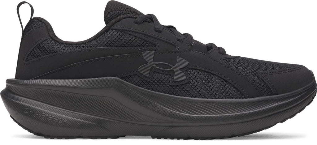 UA Charged+ Assert 11 Wide (4E) Men's Running Shoes - Black