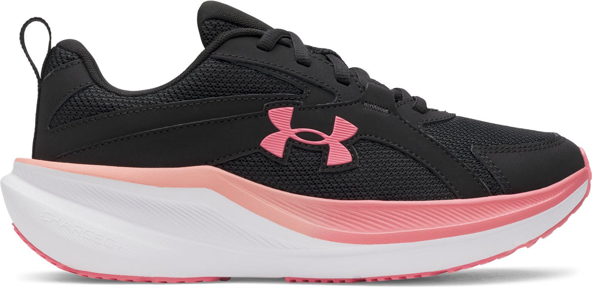 UA Charged+ Assert 11 Wide (D) Women's Running Shoes - Black