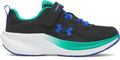 UA Charged+ Assert 11 Boys' Pre-School Running Shoes - Black