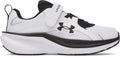 UA Charged+ Assert 11 Boys' Pre-School Running Shoes - White