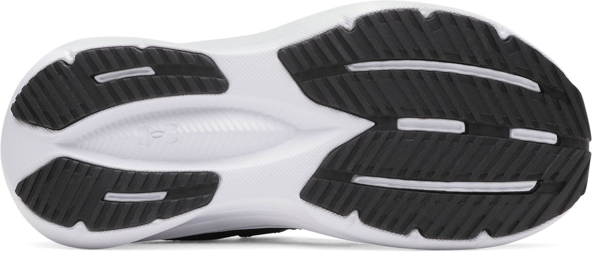 UA Charged+ Assert 11 Wide Boys' Pre-School Running Shoes - Black