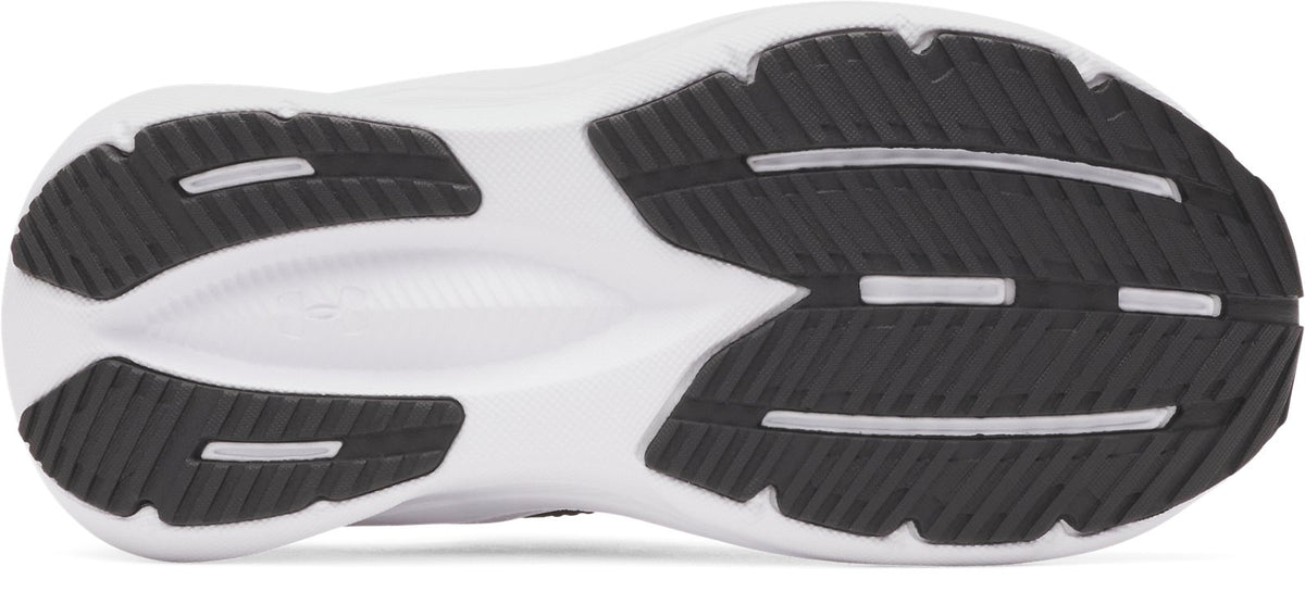 UA Charged+ Assert 11 Girls' Pre-School Running Shoes - Black