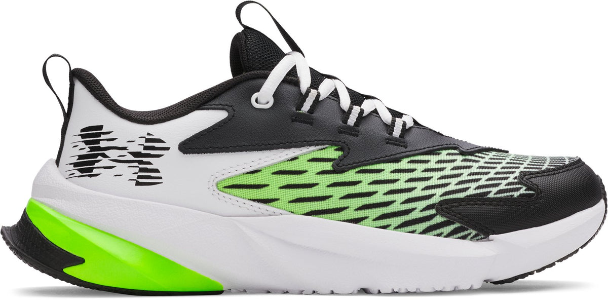 UA Scramjet 7 Boys' Grade School Running Shoes - White