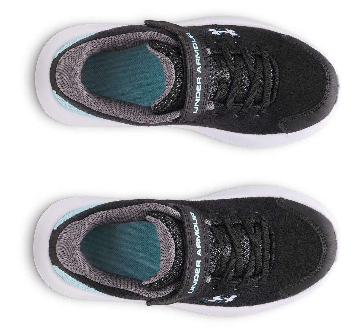 UA Surge 4 Patches Boys' Pre-School Running Shoes - Black