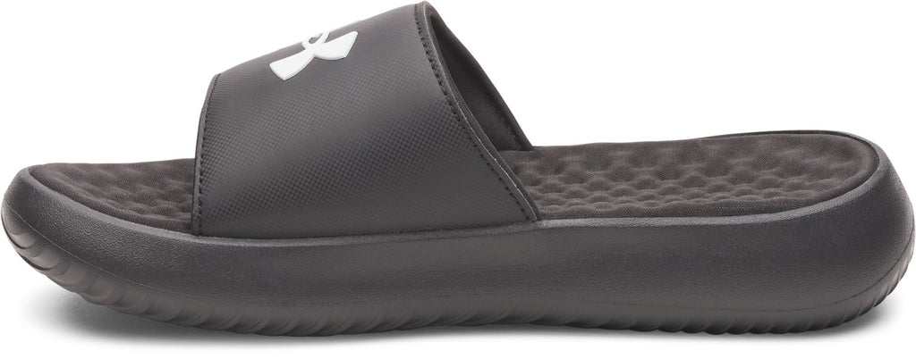 UA Ignite Pro 8 Fixed Strap Boys' Slides - Black