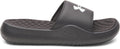 UA Ignite Pro 8 Fixed Strap Boys' Slides - Black