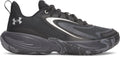 UA Lockdown 8 Grade School Basketball Shoes - Black