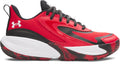 UA Lockdown 8 Grade School Basketball Shoes - Red