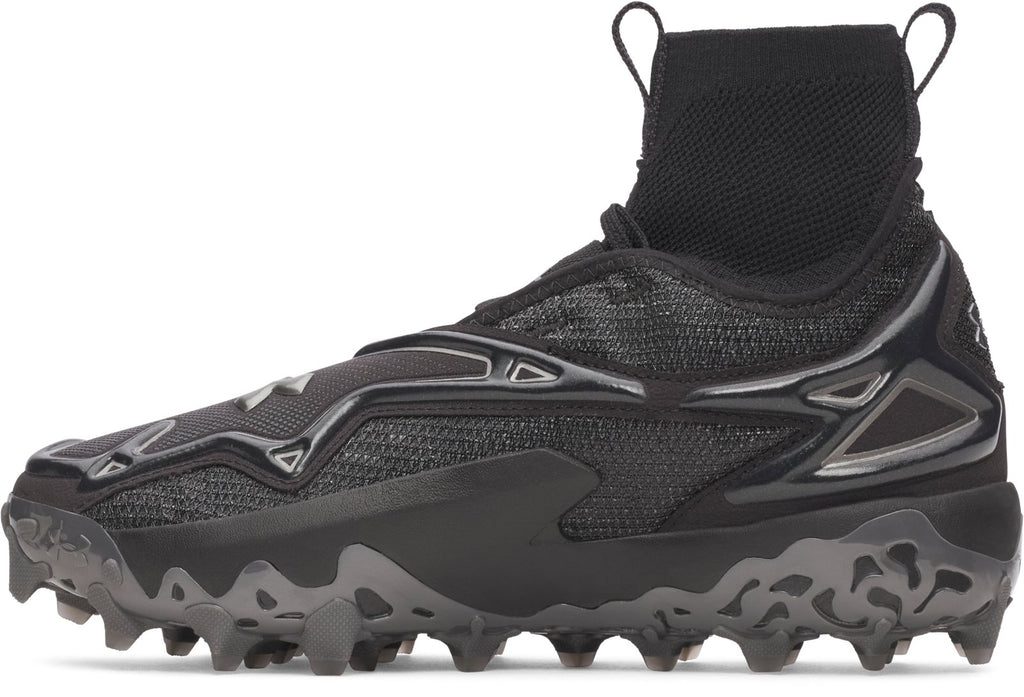 UA Harper 11 Pro TPU Mid Men's Baseball Cleats - Black