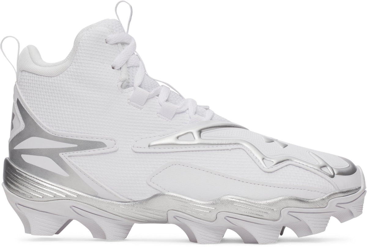 UA Harper 11 RM Jr. Boys' Baseball Cleats - White