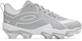 UA Leadoff Icon Low RM Jr. Boys' Baseball Cleats - Gray