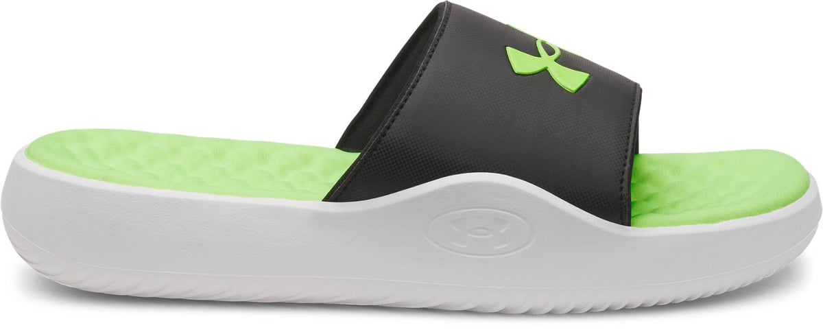 UA Ignite Pro 8 Fixed Strap Men's Slides - Black