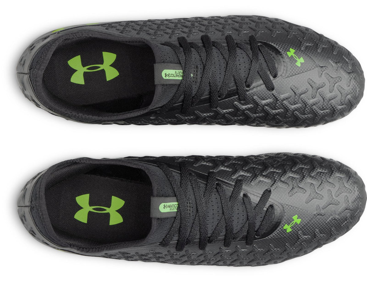 UA Magnetico Select 6 FG Unisex Soccer Cleats - Black