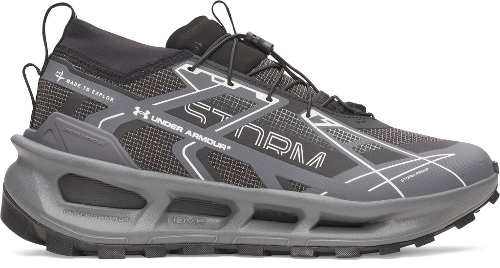 UA Explor Trail Waterproof Unisex Trail Running Shoes - Black