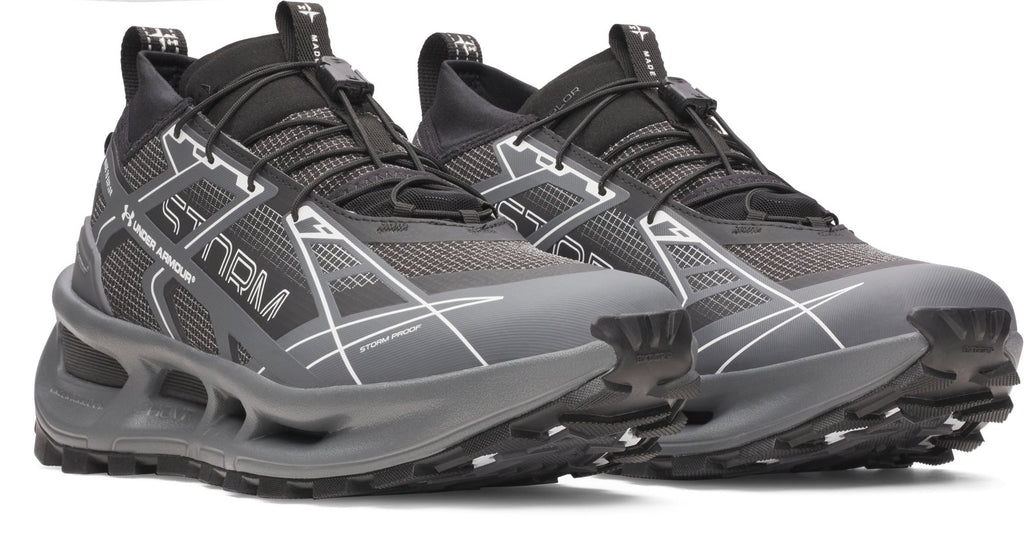 UA Explor Trail Waterproof Unisex Trail Running Shoes - Black